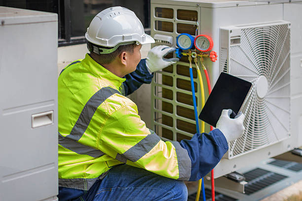 Professional Ac Installation technician working in Great River, NY